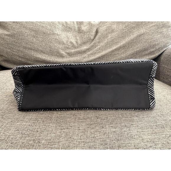 Thirty One Super Swap It Pocket Bag Chevron Squares Charcoal Black - Picture 6 of 11